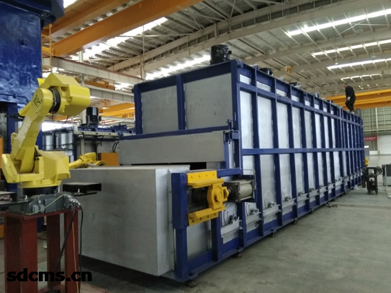 强射流铝合金轮毂棒坯锻前加热炉